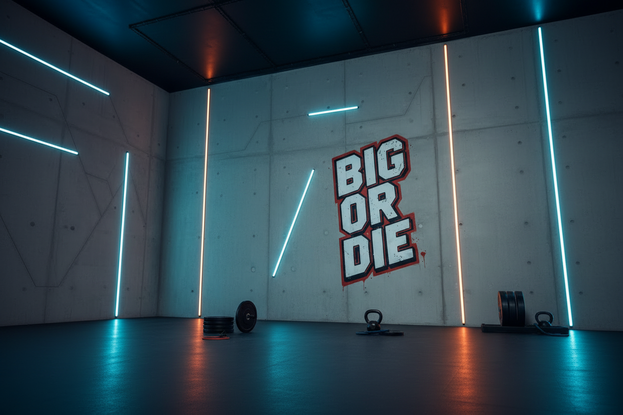 Professional street and gym brand background